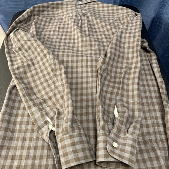 Original Penguin Checkered Casual Long Sleeve Dress Shirt - Picture 3 of 9